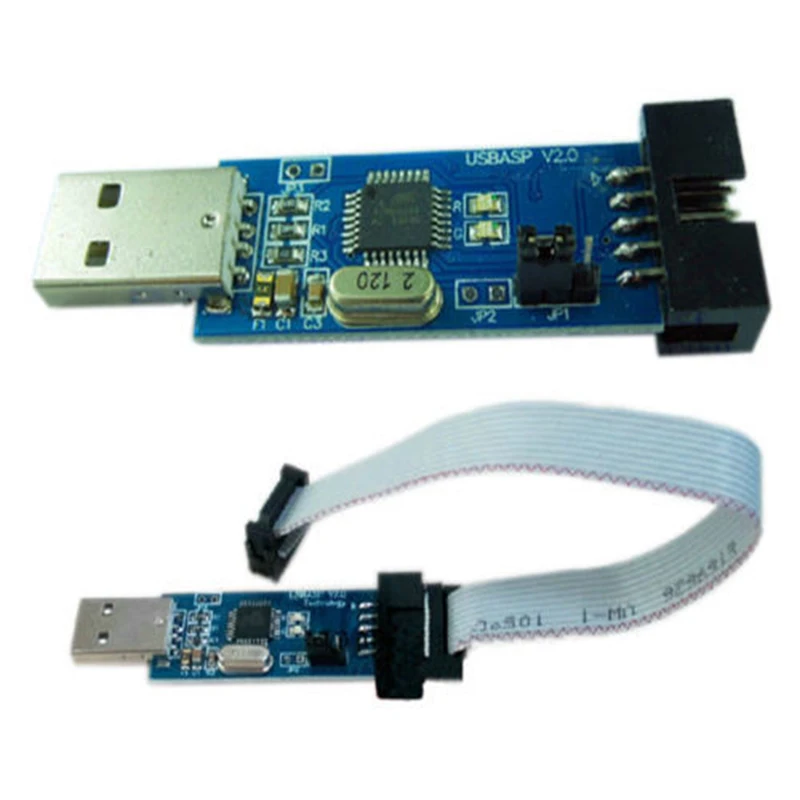 

1Pcs USBASP USBISP LC-01 51 AVR Programmer Adapter 10 Pin Cable USB ATMEGA8 New