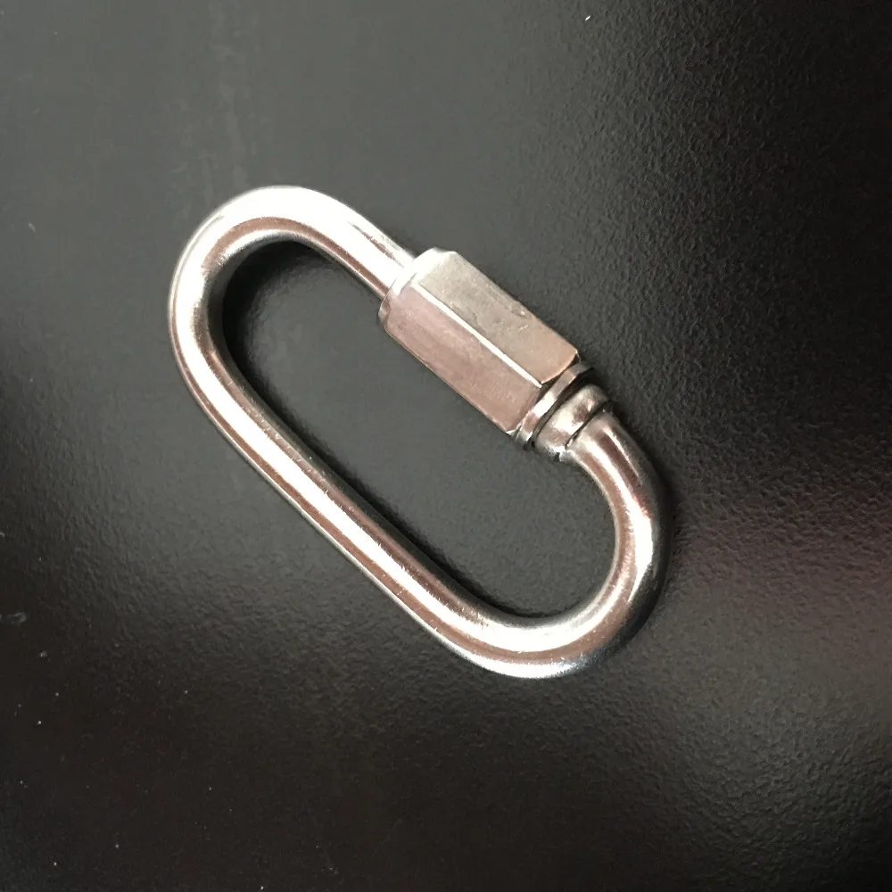 

1pc YT536X M3.5/4/5/6/8/10/12 304 Stainless Steel Quick Connecting Link Mountaineering Buckle Chain Buckle Free Shipping Russia