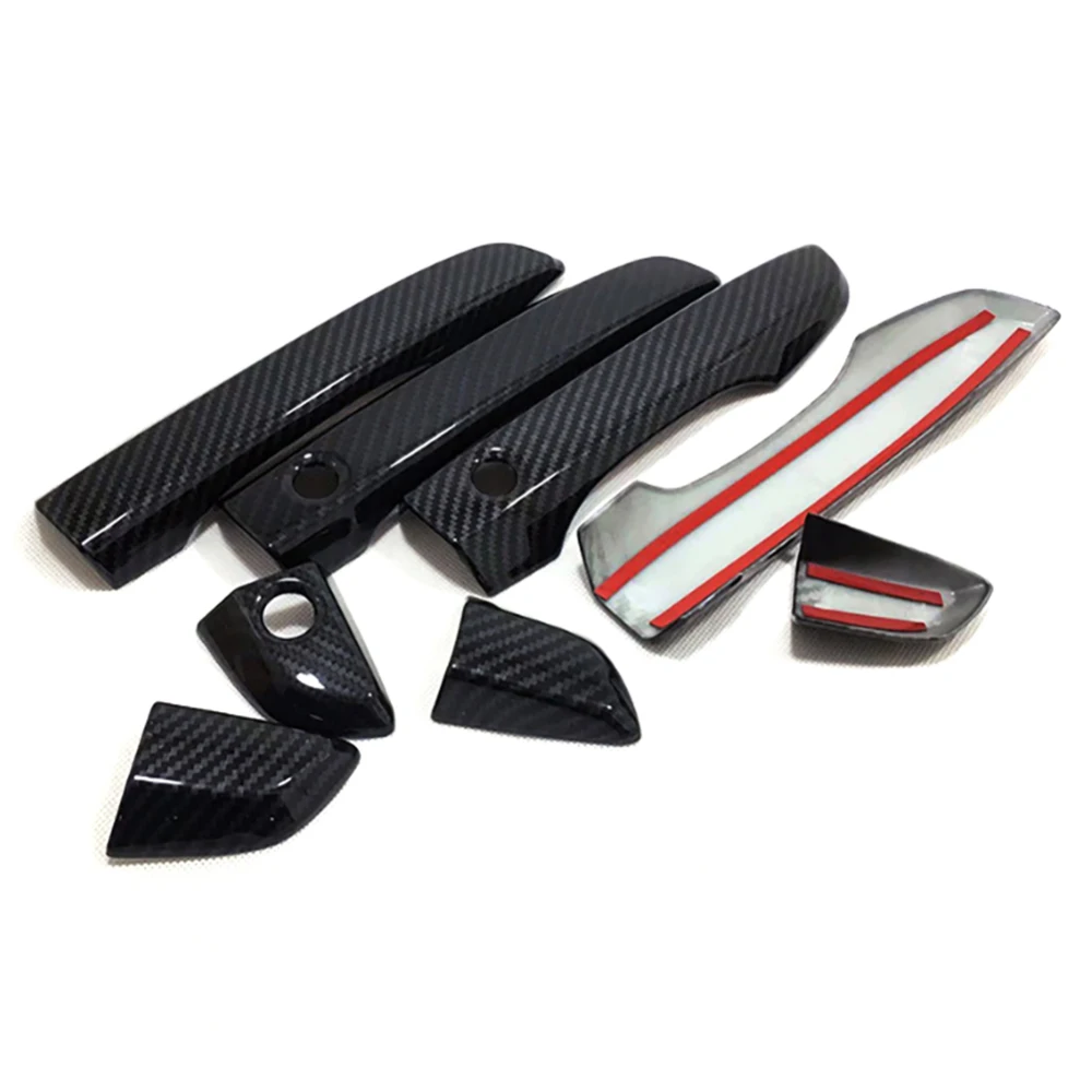 

4Pcs/Set Carbon Fiber car Door Handle Cover For Honda Civic 10th 2016-2019 Car Styling Auto Accessories Dropship