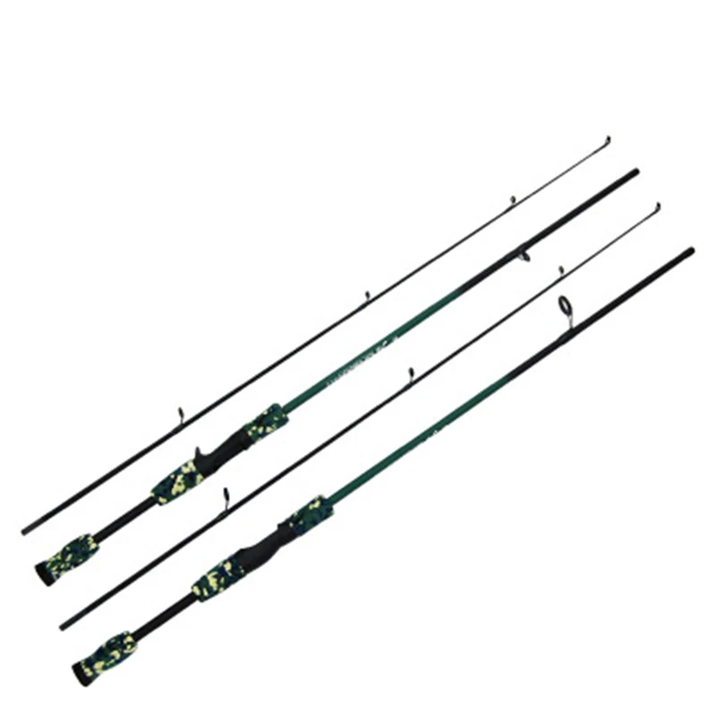 

2017 New Fishing Rod Spinning Casting Rod Casting Rod 99% Carbon Fiber 2 tip spinning M actions 6-15lb lure weight 1/8-3/4oz