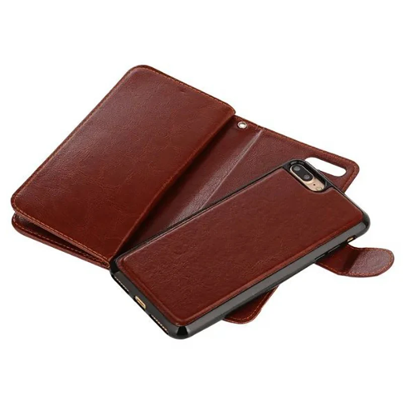 HAISSKY Case For iPhone X Xs 7 8 Plus 6 6S 5 5s SE Leather Luxury Wallet Flip Cover Magnetic Phone Case For iPhone XS Max XR