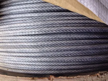 

12MM--16MM, 6XWS(36)+IWRC electric galvanized steel wire rope for power shovel lifting cable lashing ,boat part,marine hardware