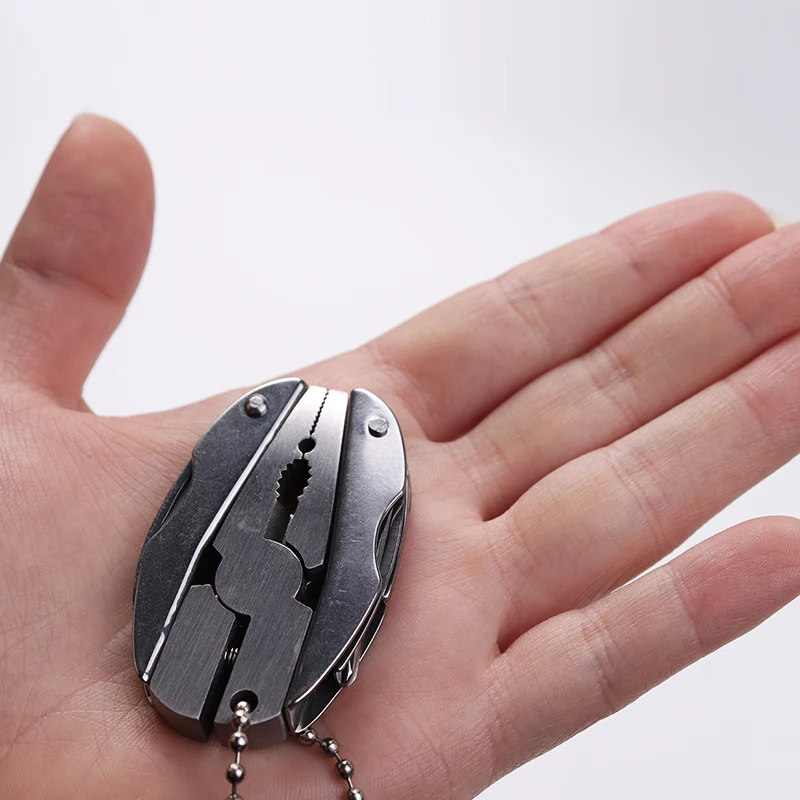 

Portable Multifunction Folding Plier,mini multi tool pliers Keychain Screwdriver,Camping Survival EDC Tools Travel Kits
