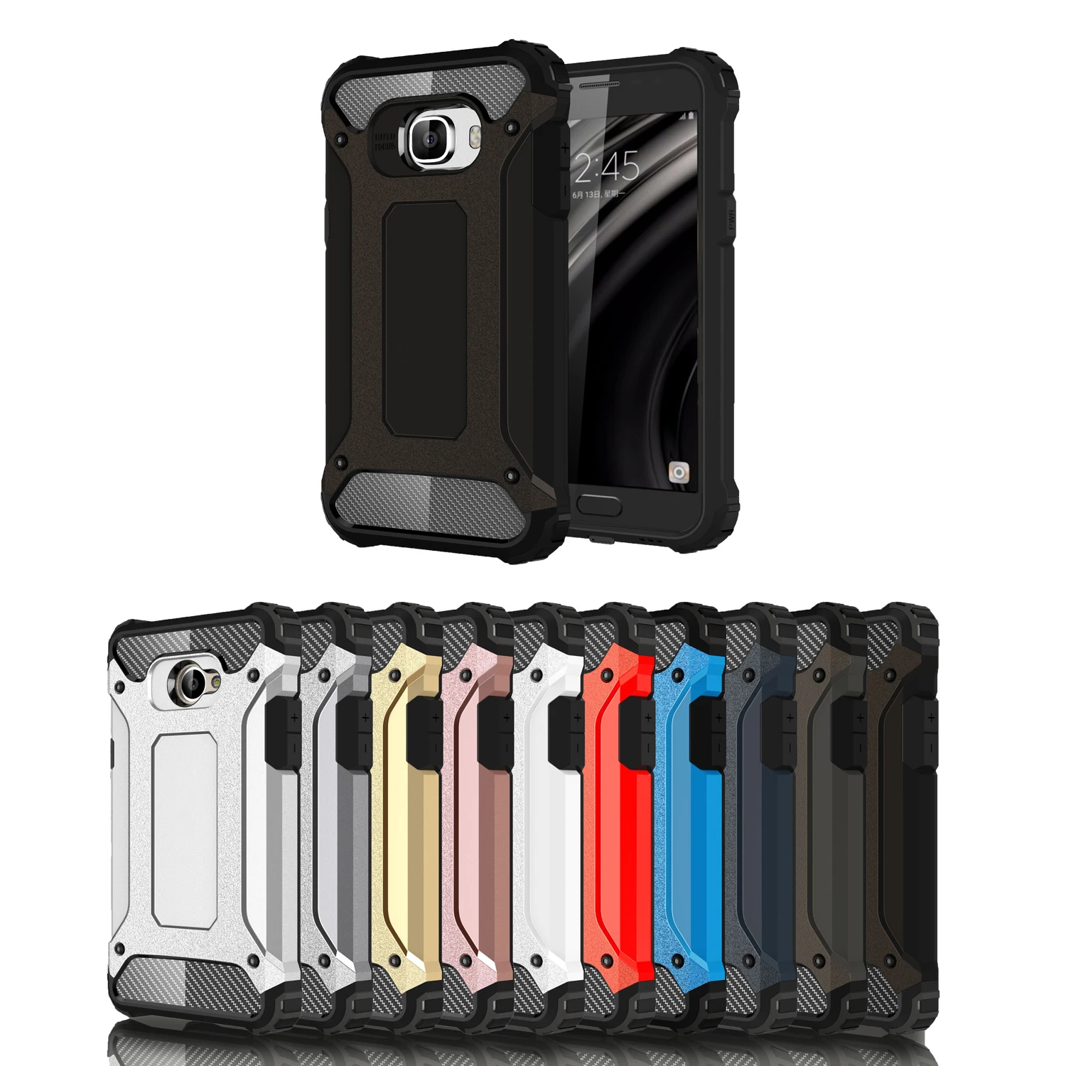 Heavy Duty Hard Silicone Case for Samsung Galaxy C5 SM-C5000 Phone Back Cover C 5 |