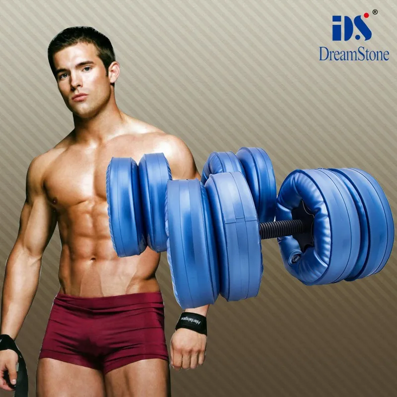 

25kg Men Arm Muscle Fitness Dumbbell Water-Filled Adjustable Environmentally Friendly Training Portable Travel Dumbbells