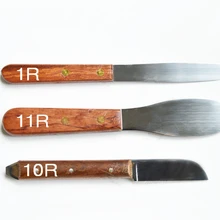 1 шт. зубной шпатель гипсовая деревянная ручка шпатель для гипса нож для смешивания стоматологические лабораторные инструменты материалы