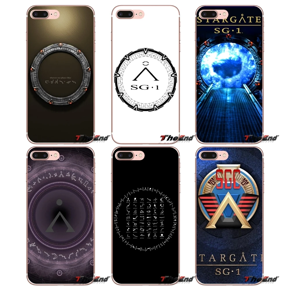 

For iPhone XS Max XR X 4 4S 5 5S 5C SE 6 6S 7 8 Plus Samsung Galaxy J1 J3 J5 J7 A3 A5 Transparent Soft Cases Cover Stargate SG-1