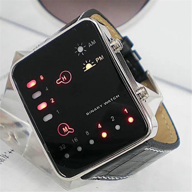 Digital Watch Women Mens Clock LED Sport Analog Wrist Watch PU Leather reloj digital hombre relogio Digital Watch Women Mens Clock LED Sport Analog Wrist Watch PU Leather reloj digital hombre relogio
