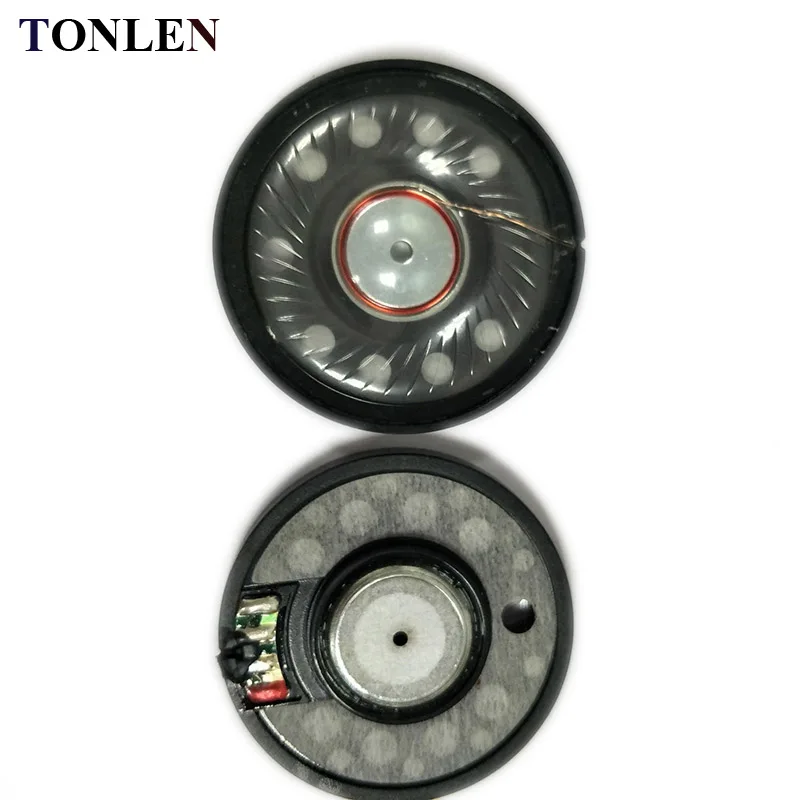 TONLEN 10 шт. 50 мм 32 Ом головная гарнитура динамик 0,05 Вт HiFi полный спектр DIY портативный сабвуфер беспроводной Bluetooth наушники