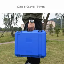 Портативный ящик для оборудования Многоцелевой Водонепроницаемый Безопасности toolbox пластиковый ящик для инструментов ударопрочность корпус с губкой