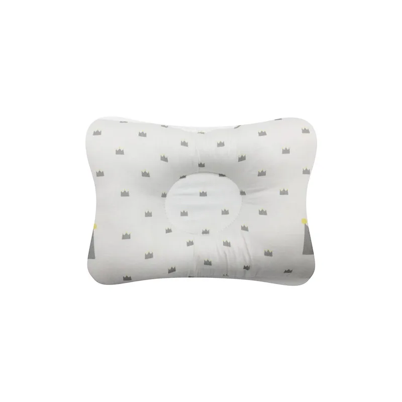 Крестообразная выделенная Скандинавская подушка для малышей, От 0 до 1 года, антипредвзвешенная Подушка для новорожденных, корректирующая детская подушка - Цвет: Белый