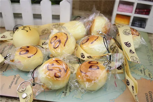 Squishy Bread mobile chains 50pcs - 6