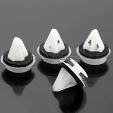 50Pcs For Mazda Replaces G18K-51-SJ3 Door Trim Panel Retainer Nylon Auto Fastener Clips White Car Styling Rivets Kit 11.5mm Hole