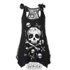 3D Skull Print A-line Dress 1