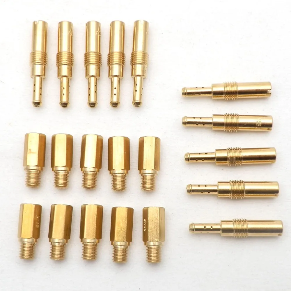 10x Motorcycle Carburetor Main Jets and 10x Slow Pilot Jets for PWK