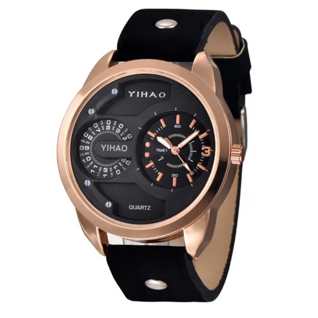 Mens Big Face Cheap Watches 2019 Wholesale Fashion Leather Band Casual