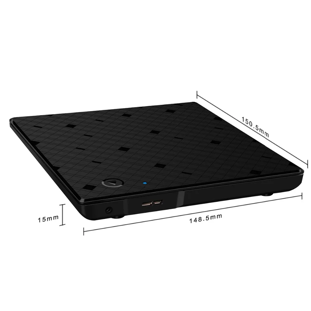 Внешний чехол DeepFox 9 5 мм USB 3 0 для CD/DVD RW с индуктивным сенсорным