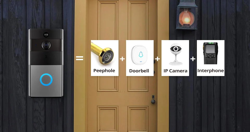 Tuya Smart Life APP беспроводной видео дверной звонок wifi 1080P камера домофон батарея дверной звонок для квартиры ИК сигнализация камера безопасности