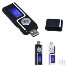 Портативный USB MP3 музыкальный плеер ЖК-экран поддержка 16 ГБ TF карта