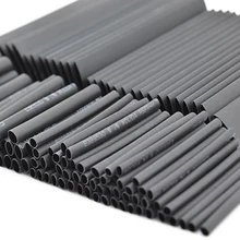 127pcs/lot Heat Shrink Tubing 7.28m 2:1 Black shrinkable Tube Car Cable Sleeve Assortment Wrap Wire Kit diy with Polyolefin Tube цена 127pcs/lot Heat Shrink Tubing 7.28m 2:1 Black shrinkable Tube Car Cable Sleeve Assortment Wrap Wire Kit diy with Polyolefin Tube цены онлайн