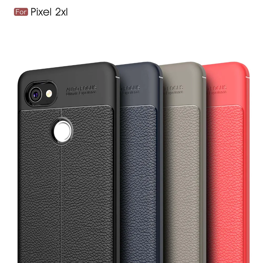 

For Google Pixel 2 XL Case Luxury Carbon Fiber Soft Silicone Shockproof Phone Case For Google Pixel 2 XL Back Cover Pixel2 XL