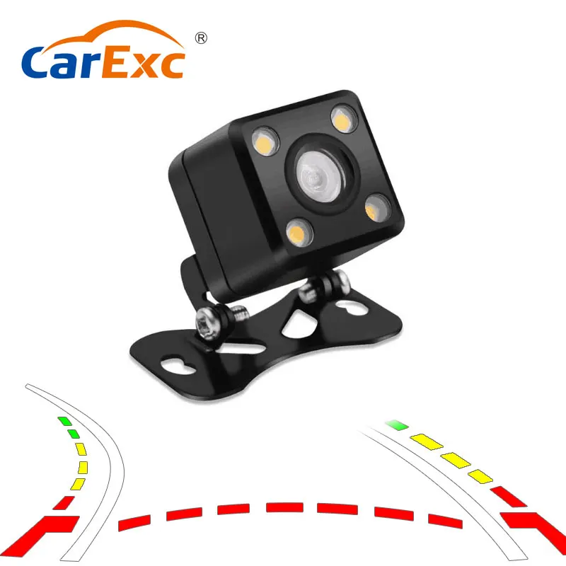 

CarExc Intelligent Dynamic Trajectory Tracks Rear View Camera HD CCD Reverse Backup Camera Auto Reversing Parking Assistance