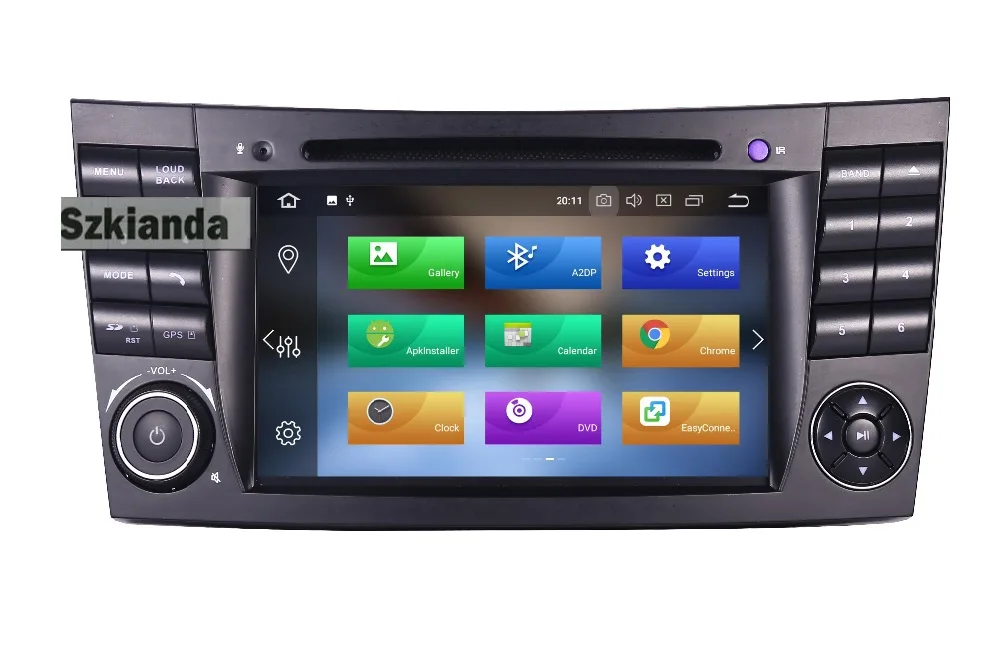 Best 4G+32G Android 8.1 car radio multimedia player for Mercedes Benz E-Class E200 E220 E300 W211 E320 Wifi Radio DVD OBD Canbus Map 3
