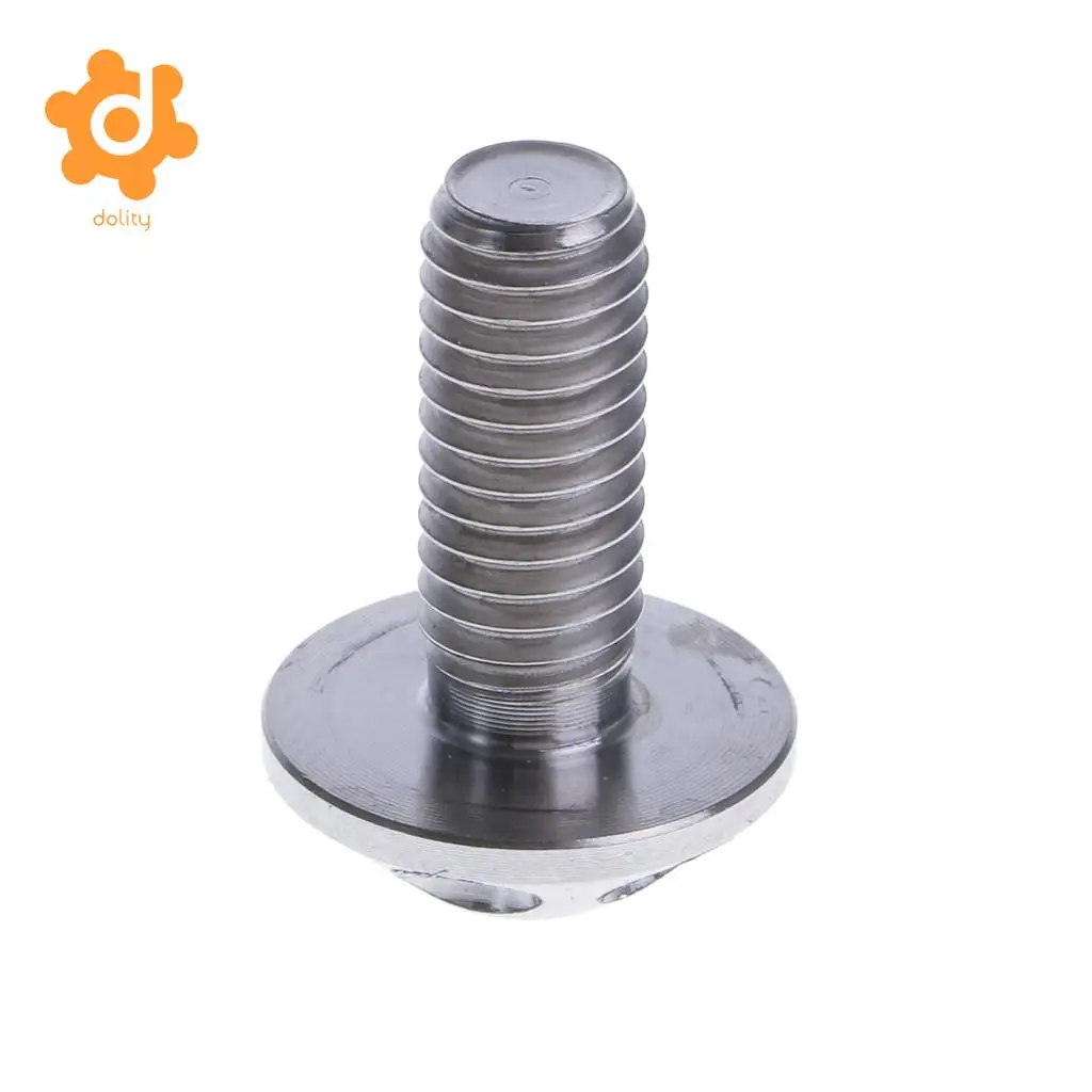 M6 x 15 License Plate Frame Titanium Bolt Screw for Motorcycle Car Auto