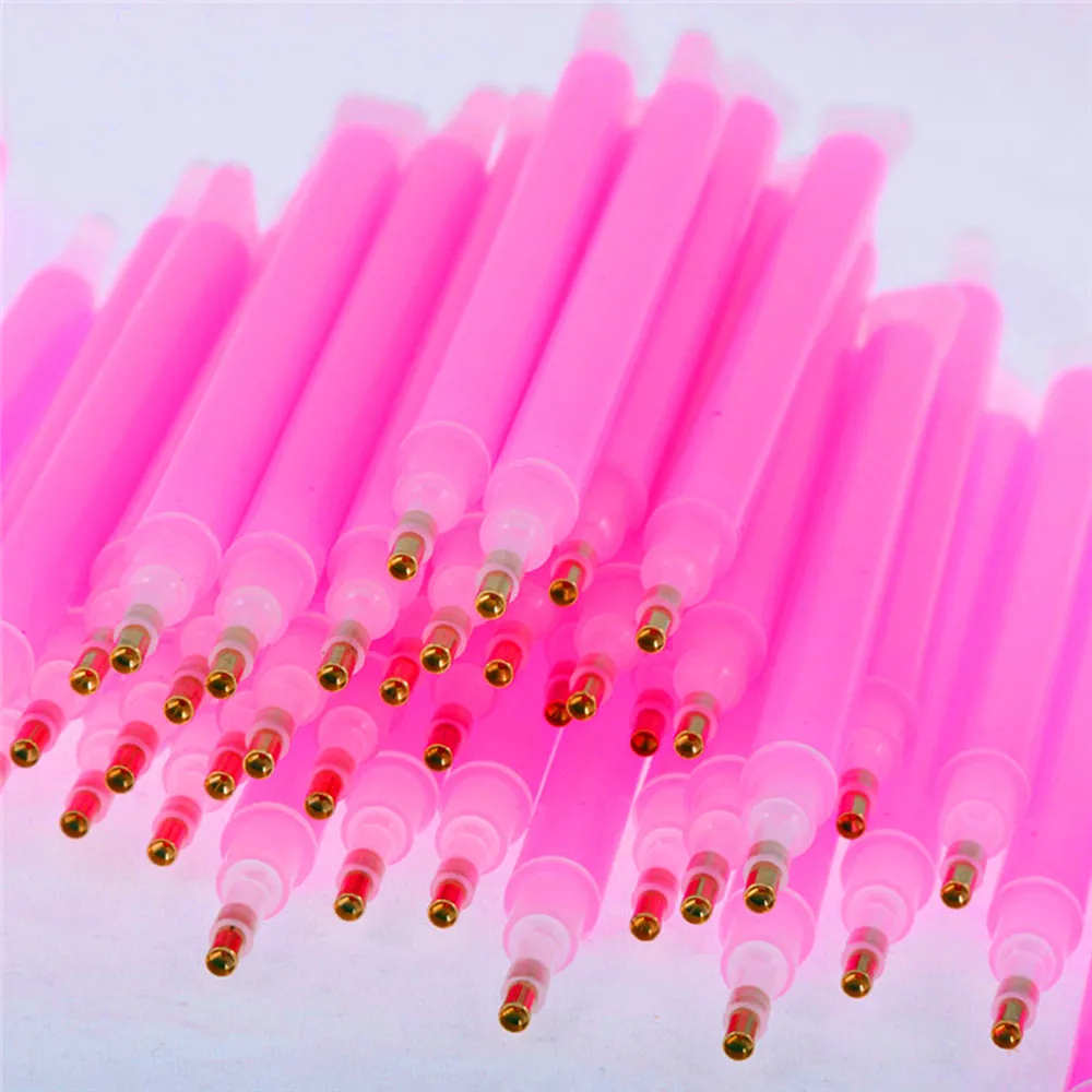 

Hot 20pcs Double Head Diamond Embroidery Accessories DIY Tools Diamond Painting Craft Square Round Rhinestone Stitch Pencil Pen