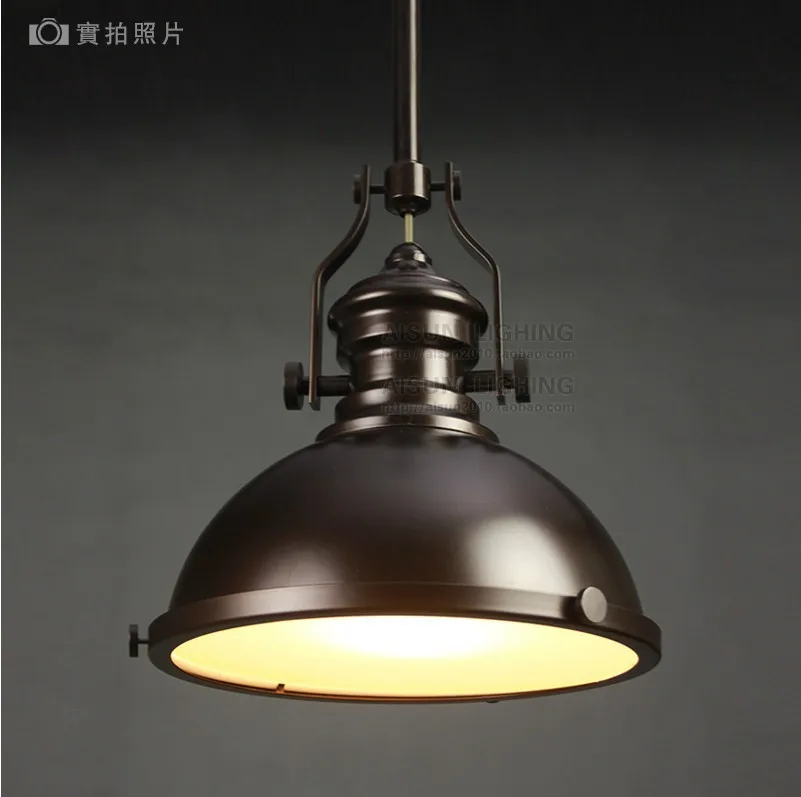 Vintage Industrial Loft lamp Europe retro restaurant bar lighting fixture heavy metal rusty red chandelier Roberts lamp
