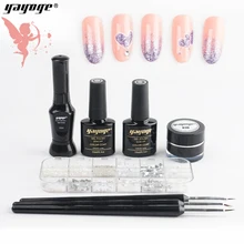 Yayoge Набор для маникюра, дизайна ногтей, Гель-лак для ногтей, ручка для рисования, Гель-лак для домашнего использования, свободный дизайн