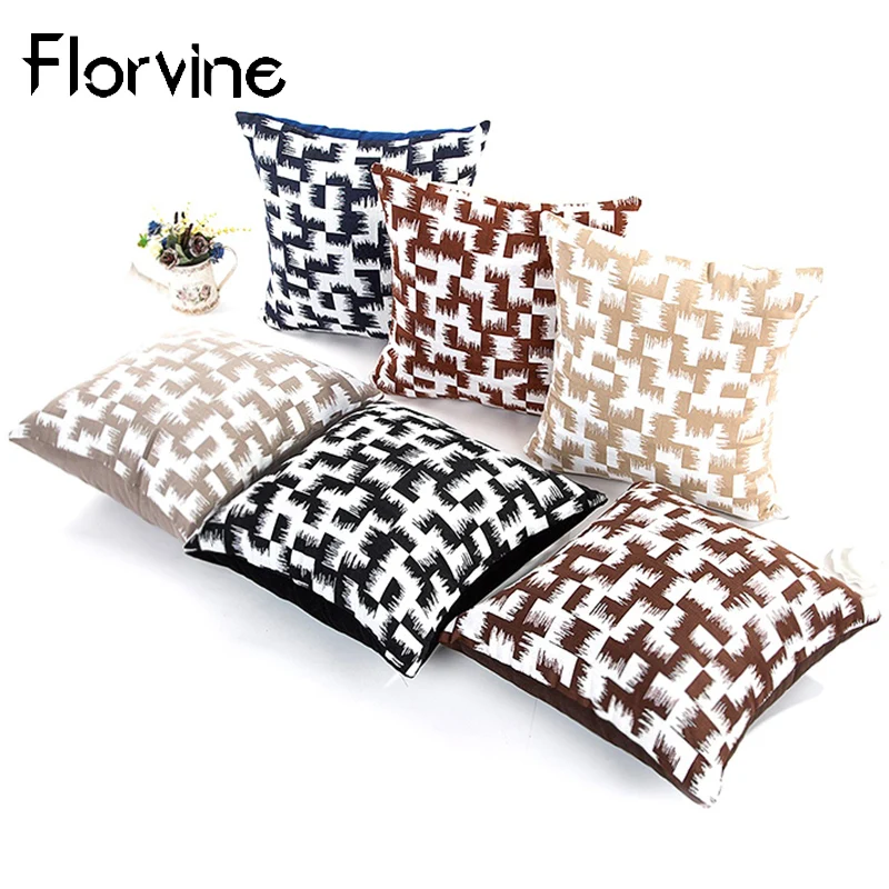 

Geometric Pattern Cushions Home Decor Pillows Cover Decorative Car Chair Pillow Case45*45 Almofadas para sofa coussin decoration