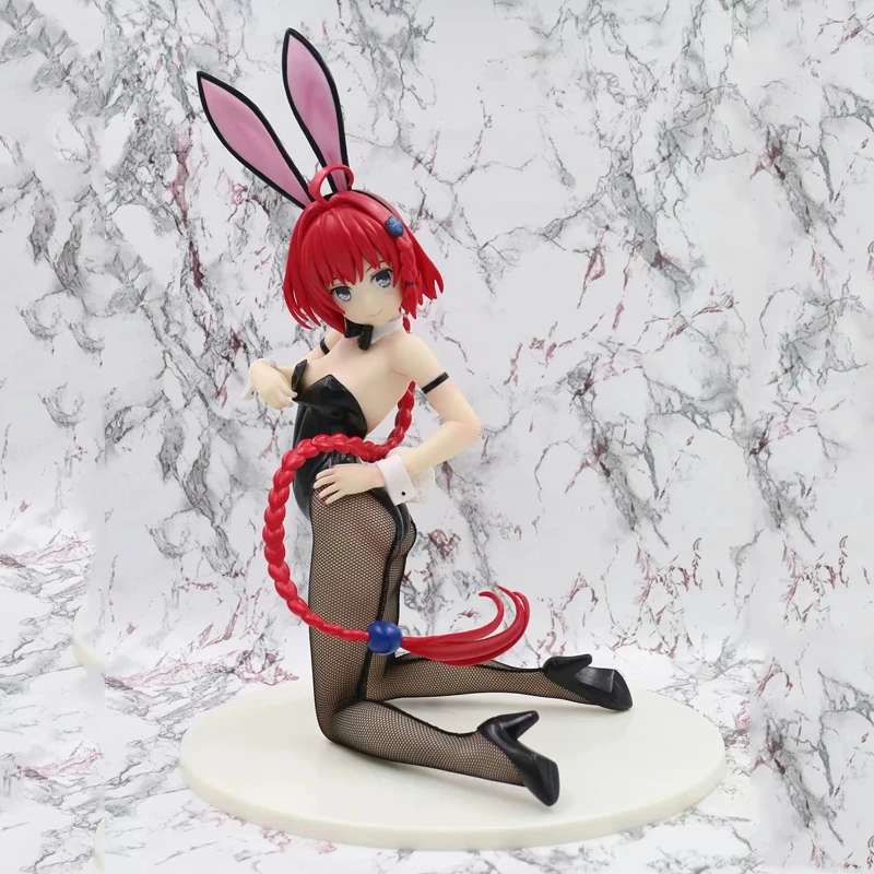 

Anime To Love Darkness Kurosaki Meia Sexy Bunny Girl Ver PVC Action Figure Model Toy 1/4 Anime Figure Size