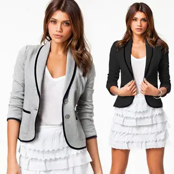 2016 New Spring Women Clothes Women Blazer Long Sleeve Women Blazer Single Breasted Fashion Casual Small Suit S20116