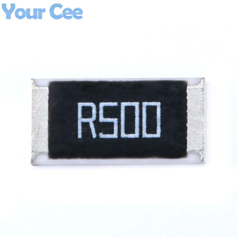 50 шт. 2512 SMD резистор на 1 Вт 0,5 Ом 0.5R R500 1% 2512 резистор проволочного чипа комплект