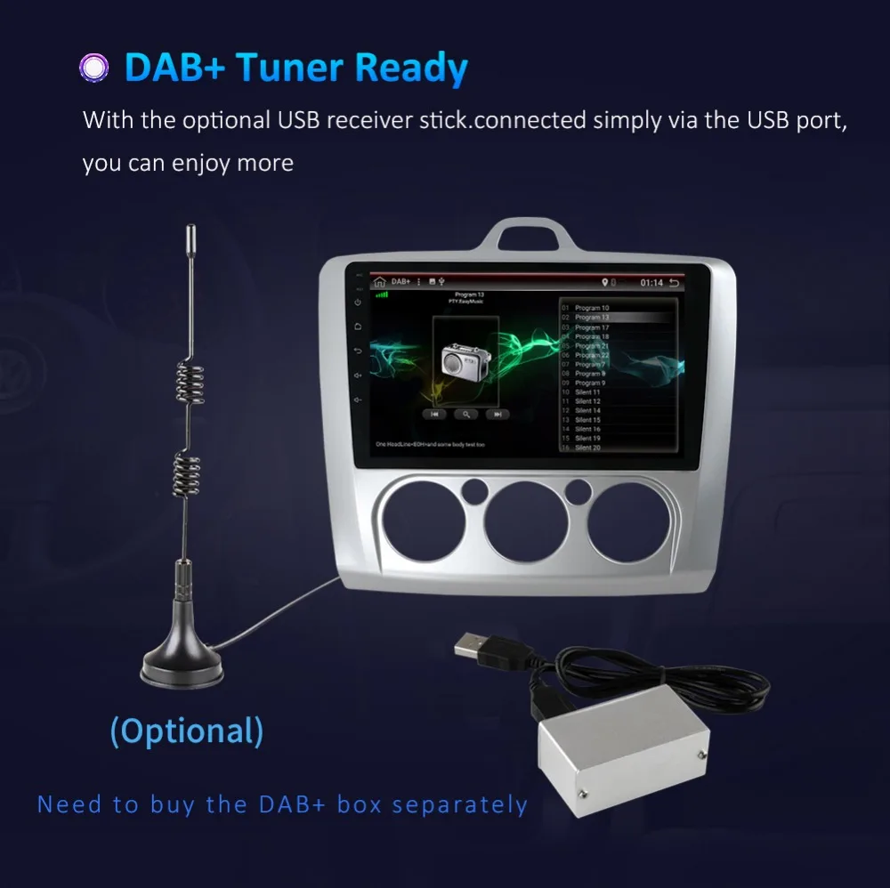 Perfect Bosion 4/8 core 2 din For Ford Focus 2009 Android 8/9 Autoradio Car Multimedia Player GPS Navigation Head Unit with wifi BT USB 13