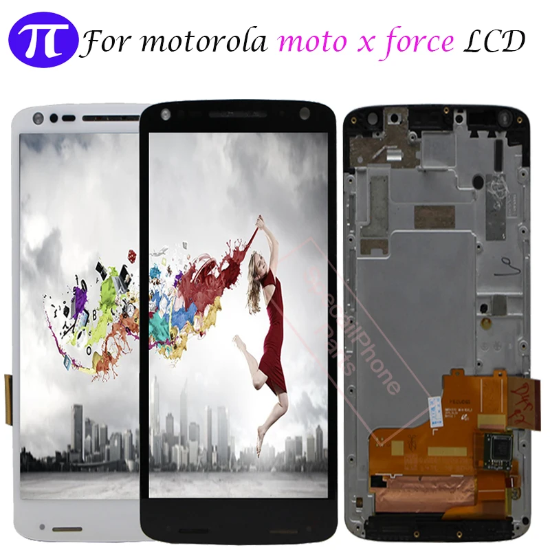 Original For Motorola Moto X Force LCD Display FORCE with Touch Screen Digitize | Мобильные телефоны и аксессуары
