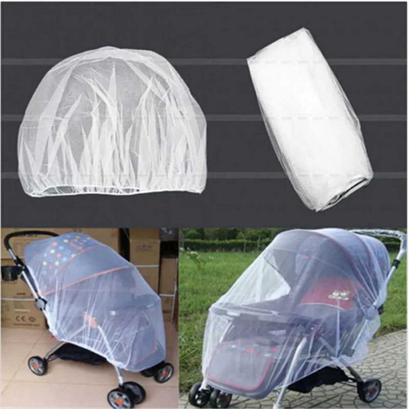 

Infants Baby Stroller Pushchair Mosquito Insect Net Safe Mesh Buggy Crib Netting Cart Mosquito Net Pushchair Full Cover Netting