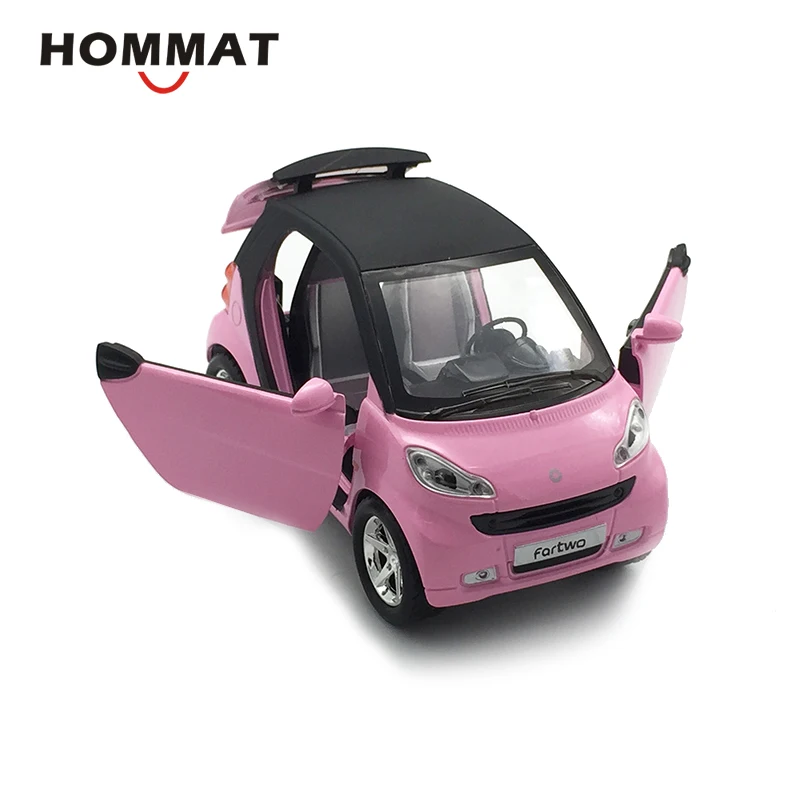 HOMMAT 1:24 моделирование Smart ForTwo литье под давлением игрушечный автомобиль модель металлическая Черная пятница детский подарок Машинки Игрушки для детей