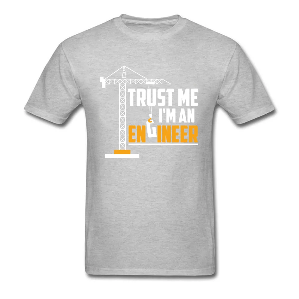 60Trust-me-I-am-an-Engineer Funny Youth Top T-shirts O Neck Short Sleeve Cotton Tops T Shirt Cool Tops Tees Free Shipping 60Trust-me-I-am-an-Engineer grey