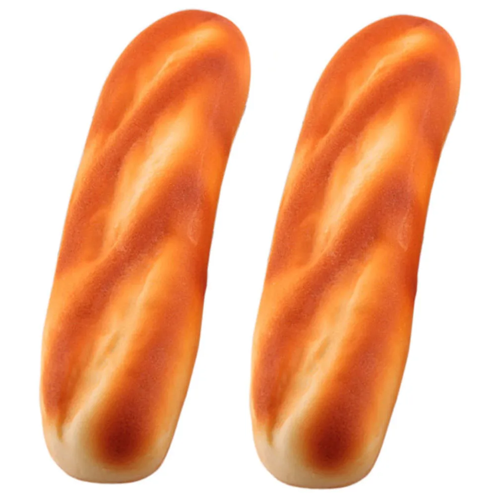 FS5 2PCS Squishy Bread Food French Baguette Squish Soft ...