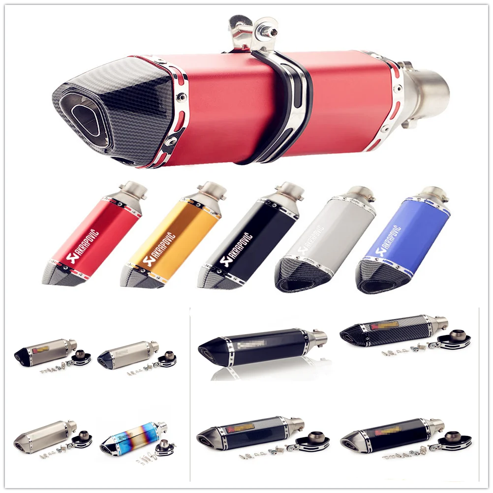 

51mm Motorcycle Modify Exhaust pipe Muffler Carbon DB killer for HONDA VTR1000F FIRESTORM CBR125R CBR300R CB300F FA CRF250L