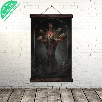 

Digital Art Lich Fantasy Modern Wall Art Print Pop Art Print Picture And Poster Hanging Scroll Canvas Painting Frame Home Decor