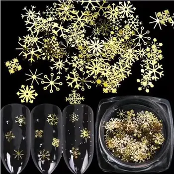 

3jar Net Red Hot Sales Nail Ornaments Nail Sticker K Gold Sequin Nail Drill
