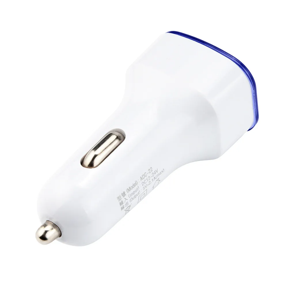 2019 новый топ продаж светодиодный двойной зарядное устройство USB 2 порта адаптер