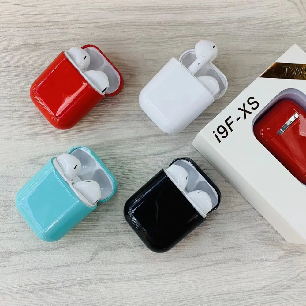 

Colorful case TWS earbuds 5.0 Wireless earphone bluetooth headset both side calling headphone