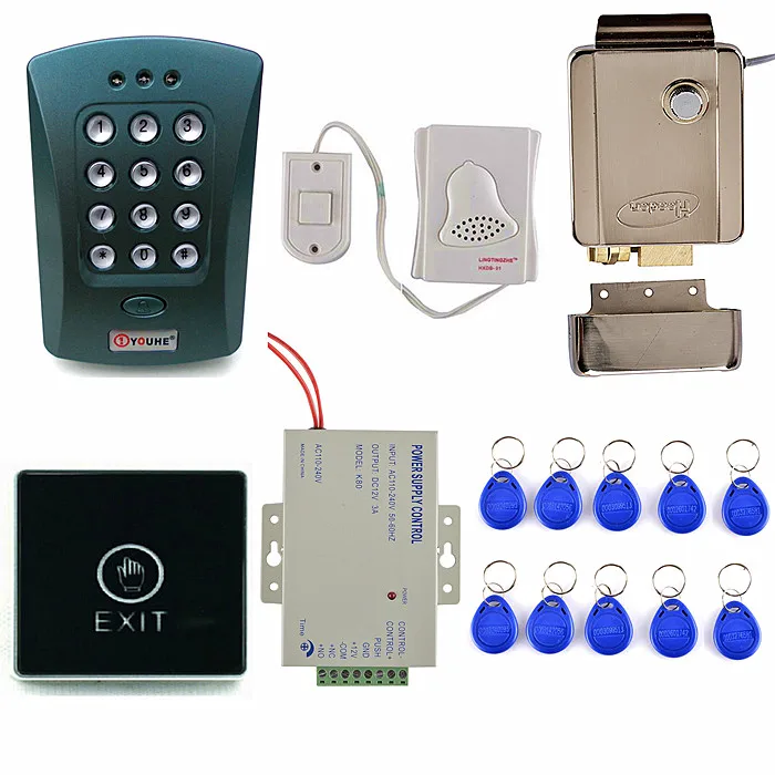 diy rfid 125khz id card reader keypad access control