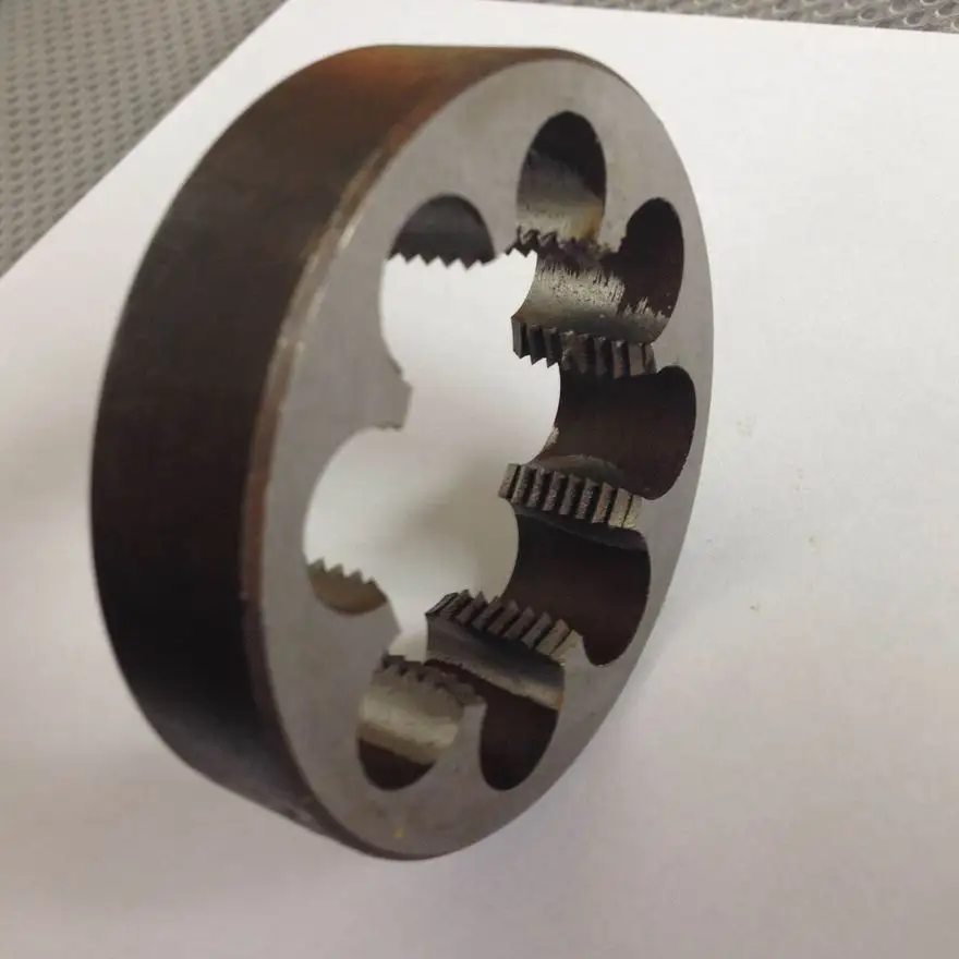 Free shipping of 1PCS BSP Die G1 1/8" 11 pipe threading Dies threading Tools Lathe Model