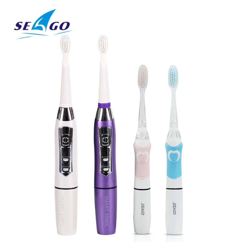 SEAGO Family Kit of Four Electronic Toothbrushes Sonic Toothbrush