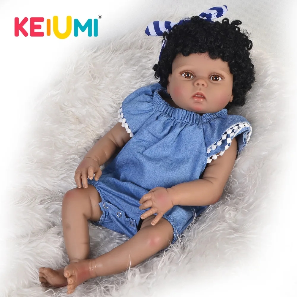 Реалистичная силиконовая кукла реборн KEIUMI 23 дюйма 57 см|Куклы| |